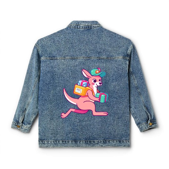 Speedy Delivery: Kangaroo Courier Classic Women's Denim Jackets