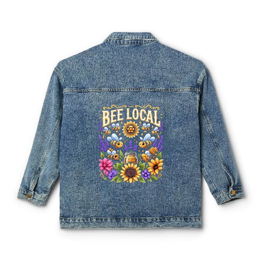 Farmers Market Farmer Agriculture Farming Food Classic Women's Denim Jackets