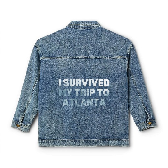 My Trip Traveler Vacation Atlanta Classic Women's Denim Jackets