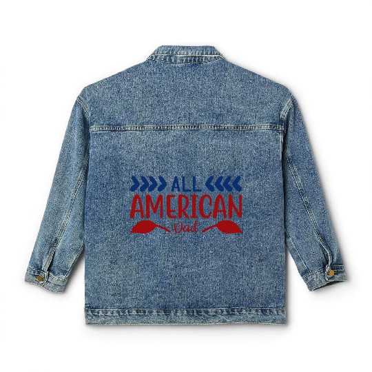 All American Dad Classic Women's Denim Jackets