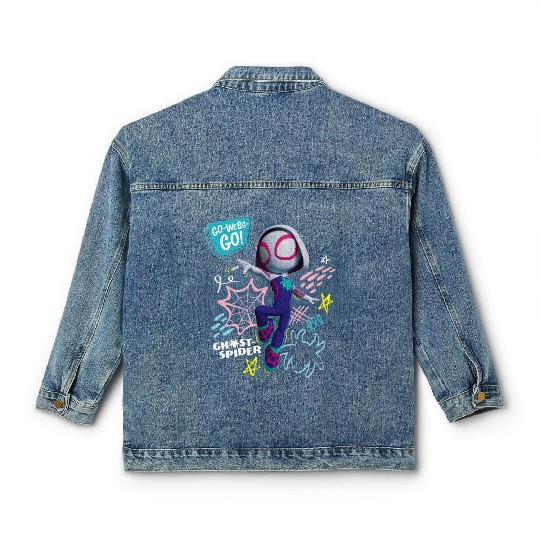 Marvel Spidey And His Amazing Friends Ghost Spider Classic Women's Denim Jackets