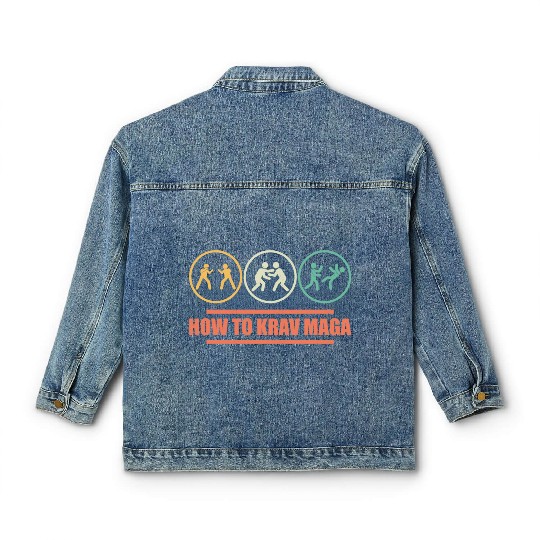 How To Krav Maga Martial Arts Training Classic Women's Denim Jackets