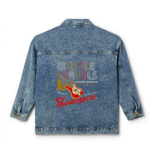Muscle Shoals Sound Guitar Music Lovers Classic Women's Denim Jackets