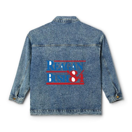 REAGAN BUSH 84 Classic Classic Women's Denim Jackets