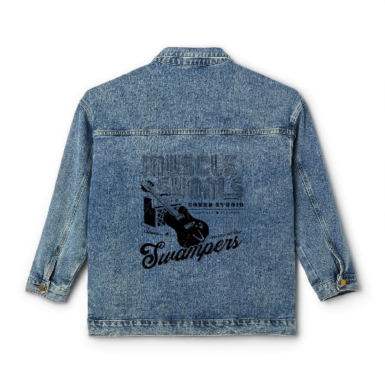 Vintage Muscle Shoals Guitar Classic Women's Denim Jackets