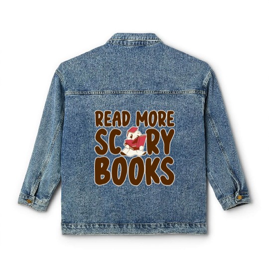 Read More Scary Books 2 Classic Women's Denim Jackets