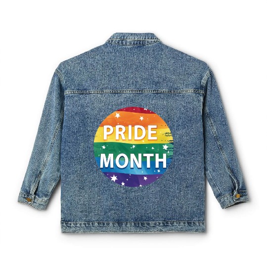 LGBTQ Pride Month Classic Women's Denim Jackets
