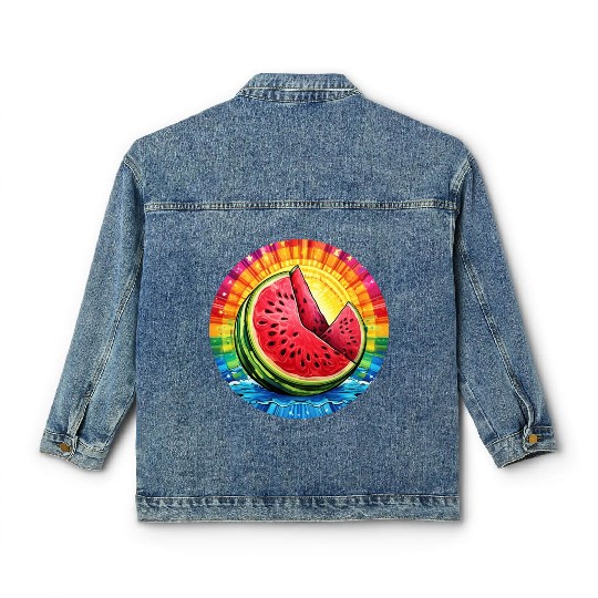 LGBTQ Melon Classic Women's Denim Jackets