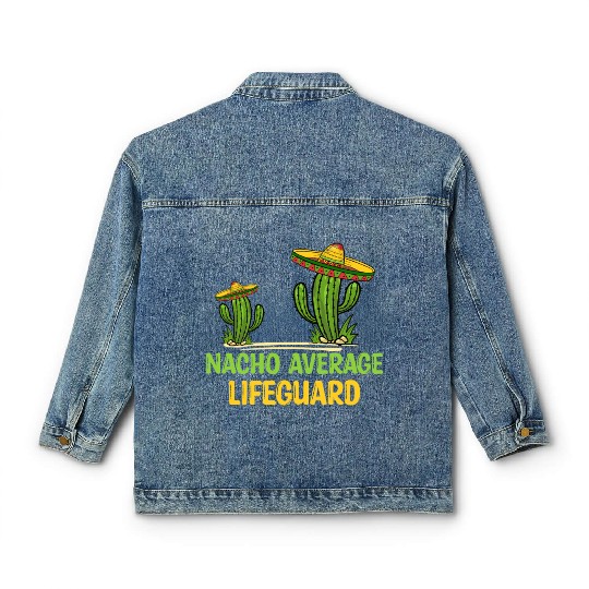 Nacho Average Lifeguard Classic Women's Denim Jackets