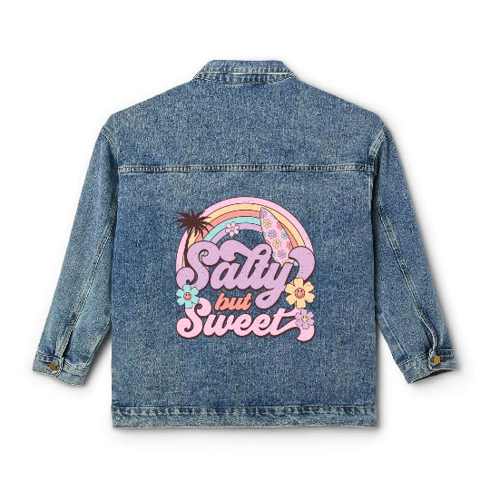 Salty butt Sweet Classic Women's Denim Jackets