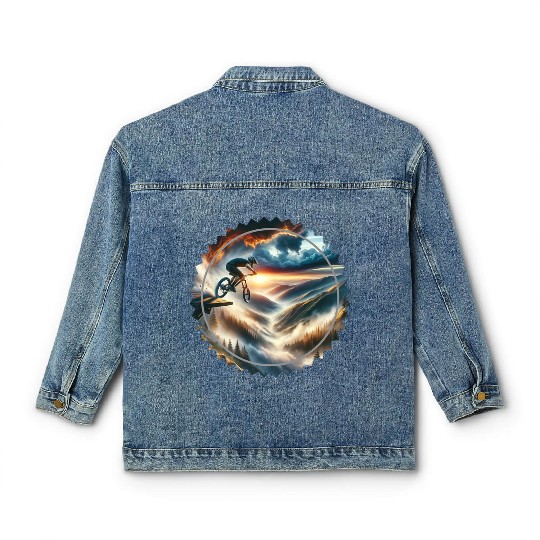 Bike and skateboard lover Premium Classic Women's Denim Jackets