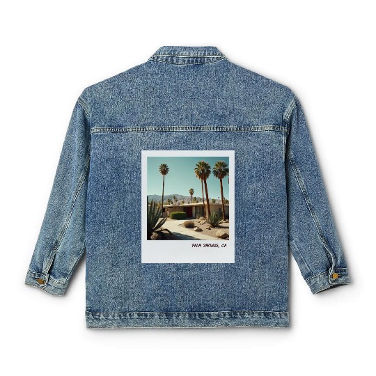 Mono Enterprises "Travels" Palm Springs #1 Classic Women's Denim Jackets