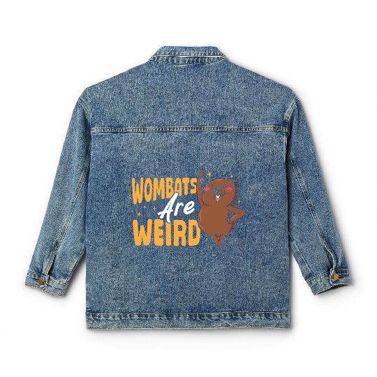 Wombats Are Weird Wombat Merch Classic Women's Denim Jackets