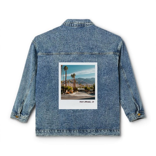 Mono Enterprises "Travels" Palm Springs #3 Classic Women's Denim Jackets