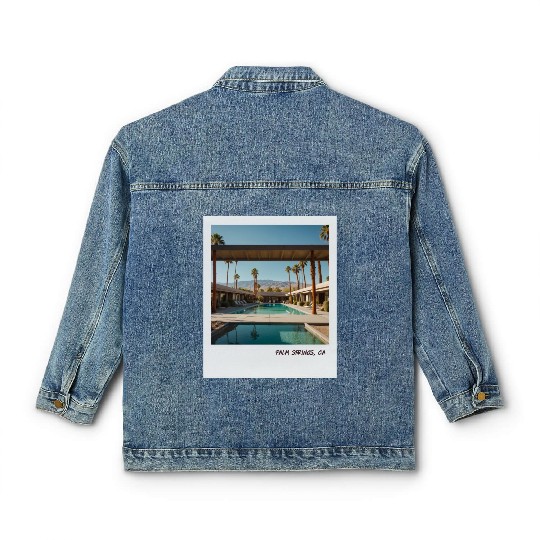 Mono Enterprises "Travels" Palm Springs #4 Classic Women's Denim Jackets