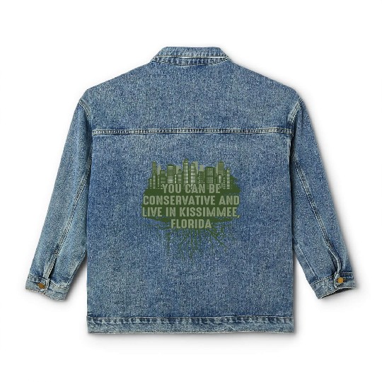 Can Be Conservative in Kissimmee Florida Pun FL Jo Classic Women's Denim Jackets