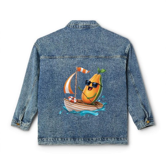 Fruit Boating Papaya Classic Women's Denim Jackets