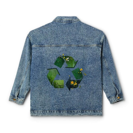 recycling icon Classic Women's Denim Jackets