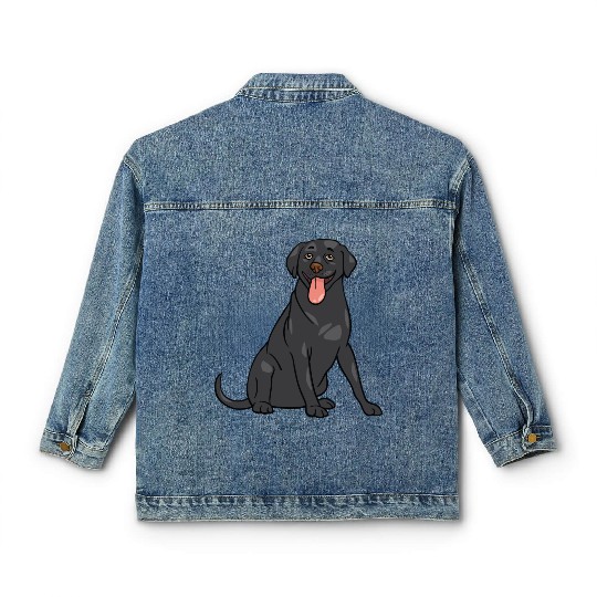 Dog - Black Lab Classic Women's Denim Jackets