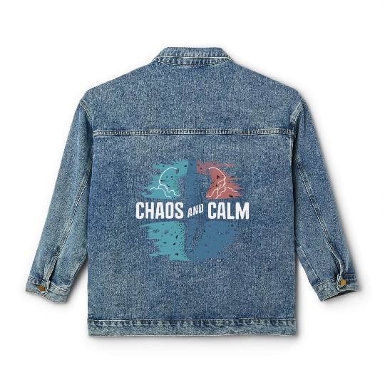 Tornado Chasing Adventures: Embrace Nature's Fury Classic Women's Denim Jackets