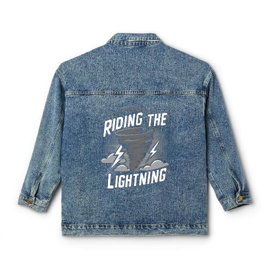 Tornado Chasing Adventures: Embrace Nature's Fury Classic Women's Denim Jackets