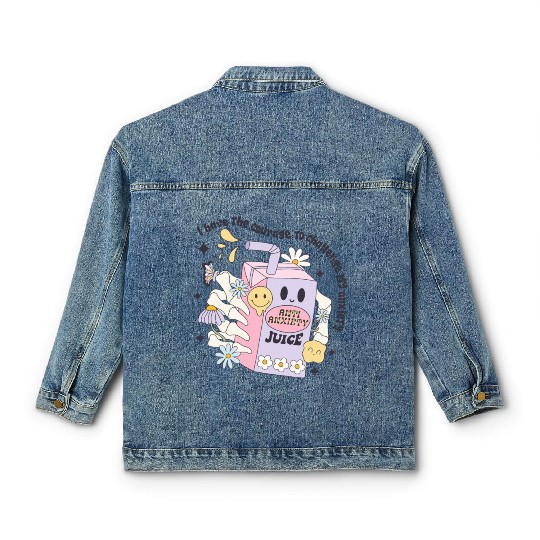 Anti Anxiety Classic Women's Denim Jackets