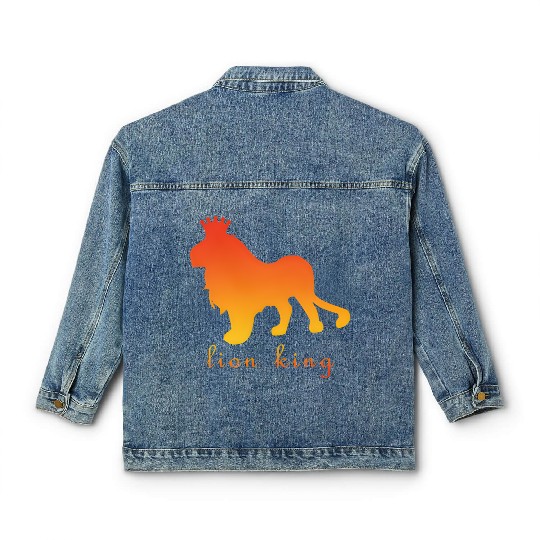 lion king Classic Women's Denim Jackets