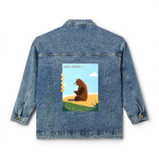 solo picnic for outdoor picnics Classic Women's Denim Jackets