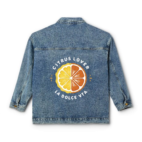 Citrus Lover la Dolce Vita Classic Women's Denim Jackets