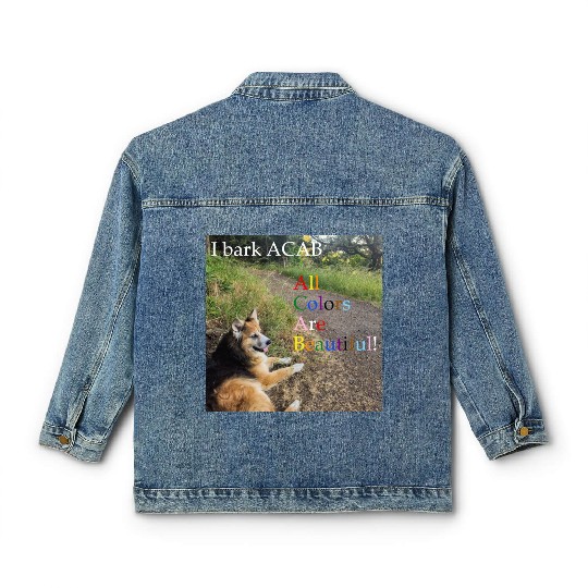 I bark ACAB Classic Women's Denim Jackets