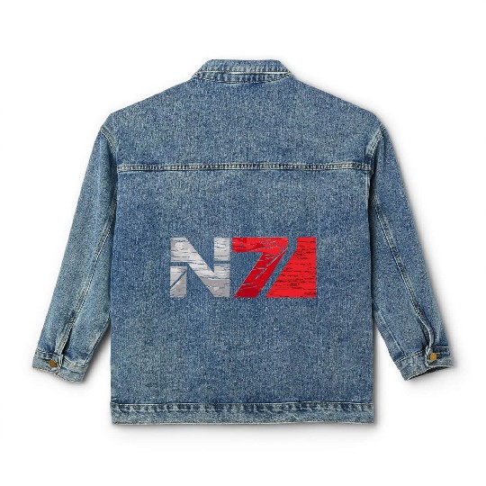 Mass Effect N7 Essential Classic Women's Denim Jackets