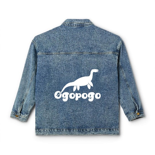 Ogopogo Cute Lake Monster Cryptid Classic Women's Denim Jackets
