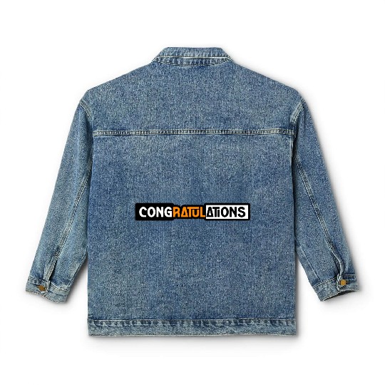 CONGRATULATIONS Classic Women's Denim Jackets Classic Women's Denim Jackets