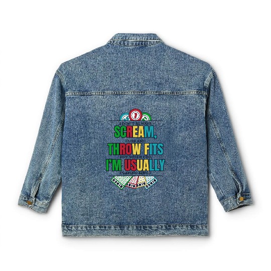 Don't Always Scream Daubers Professional Caller Classic Women's Denim Jackets