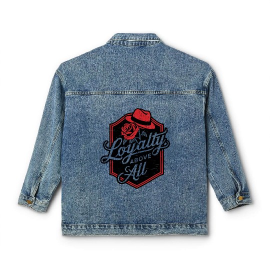Mobster Gangster Mafia Organized Crime Boss Classic Women's Denim Jackets