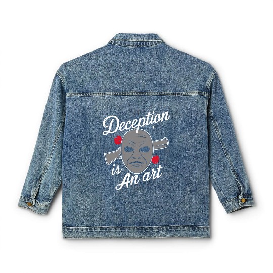 Mobster Gangster Mafia Organized Crime Boss Classic Women's Denim Jackets