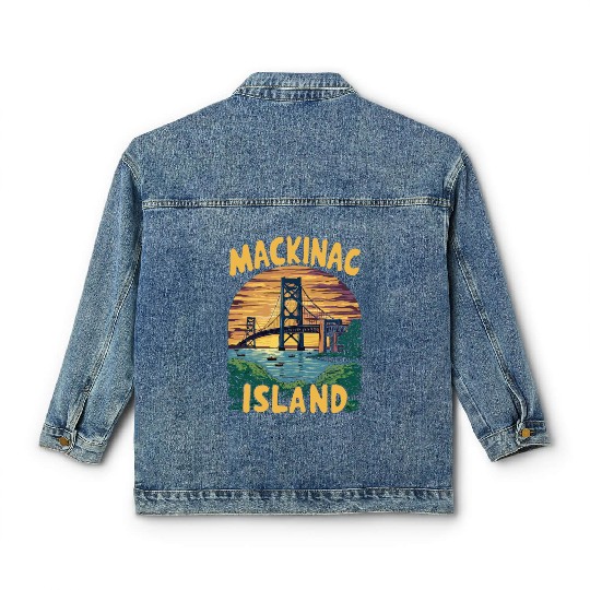 Mackinac Island. Classic Women's Denim Jackets