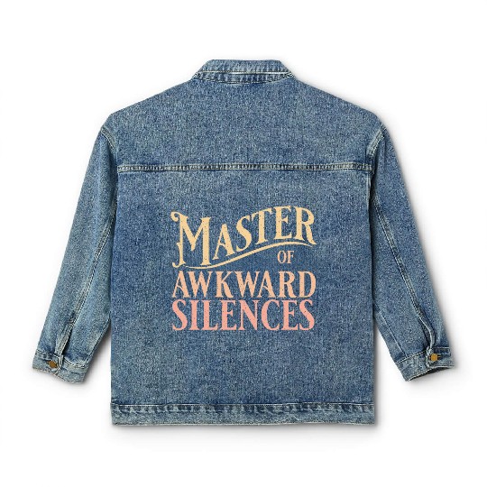 Master of awkward silences in yellow Classic Women's Denim Jackets