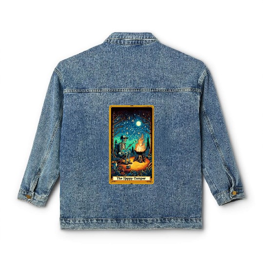 The Happy Camper Tarot Classic Women's Denim Jackets