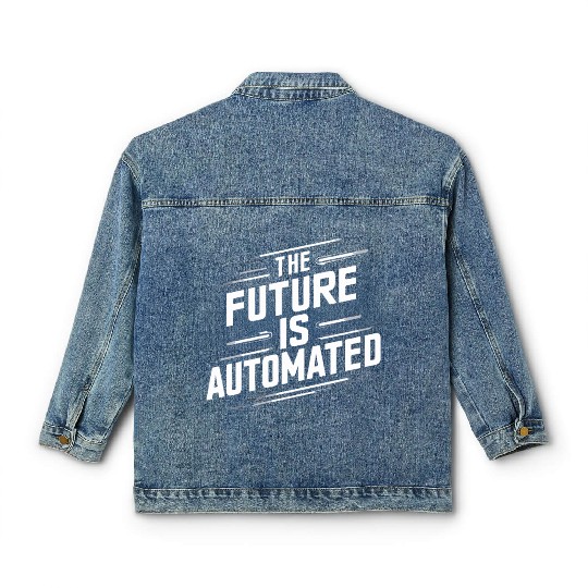 Robotics AI Automation Machine Learning Classic Women's Denim Jackets