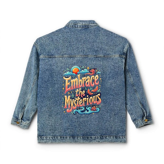 Embrace the Mysterious Adventure Artwork Classic Women's Denim Jackets