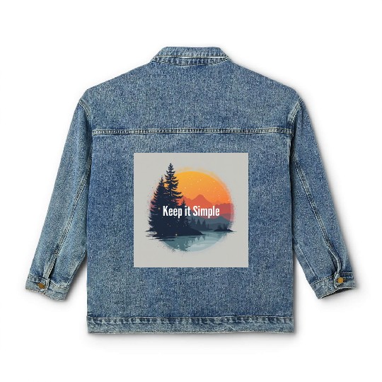 keep it simple trends Classic Women's Denim Jackets