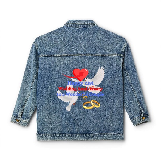 Wedding Anniversary 21st Classic Women's Denim Jackets