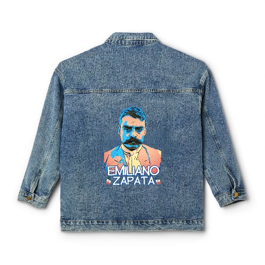 Emiliano Zapata Classic Women's Denim Jackets