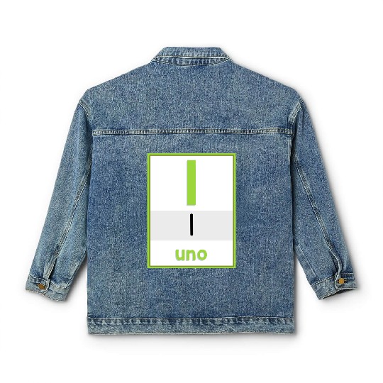 Spanish numbers Uno Classic Women's Denim Jackets