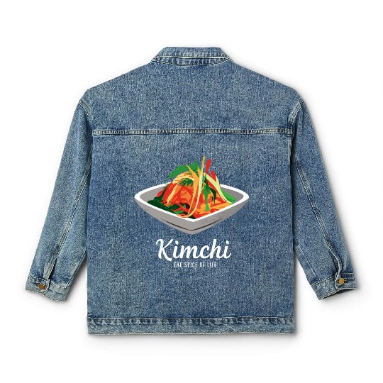 Kimchi The Spice of Life Korean Food Classic Women's Denim Jackets