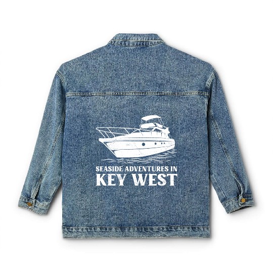 Florida Yachting SEASIDE ADVENTURES IN KEY-WEST Classic Women's Denim Jackets