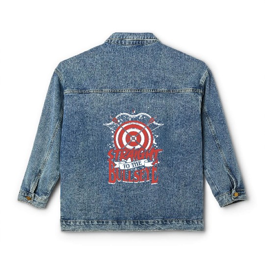 Archery Archer Straight to the bullseye Classic Women's Denim Jackets