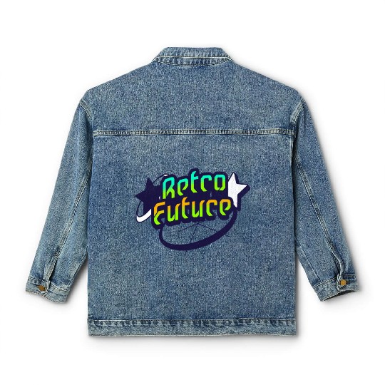 Retro Future - Neon Streetwear for Y2K lovers Classic Women's Denim Jackets