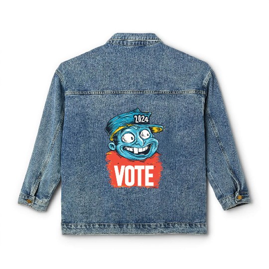 Vote 2024 Election Classic Women's Denim Jackets 0010